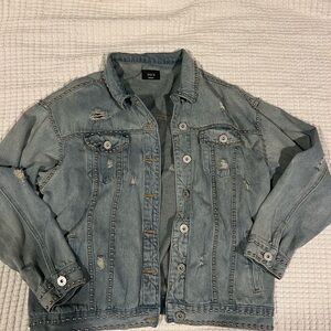 Vici Light Blue Studded Jacket